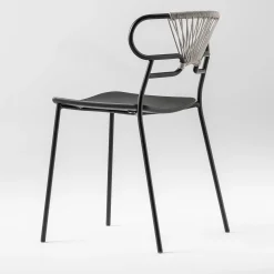 Genoa Chair with Gray Rope #2 by Cesare Ehr