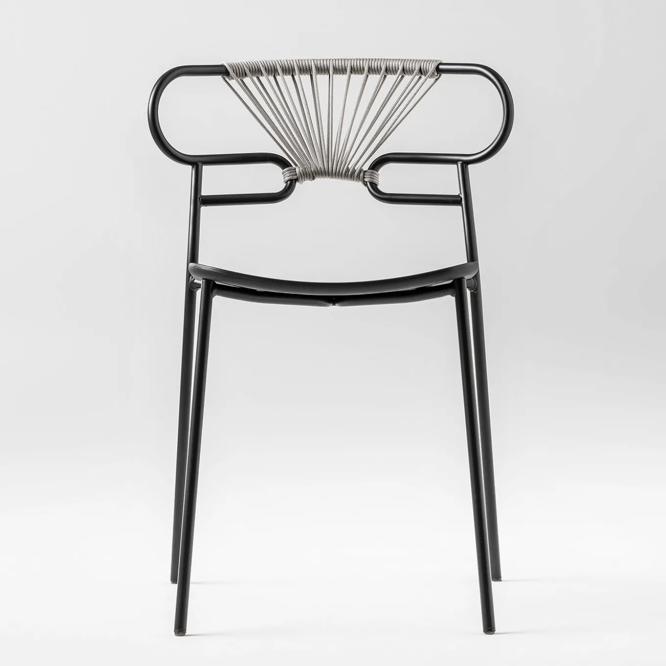 Genoa Chair with Gray Rope #2 by Cesare Ehr