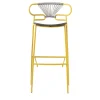 Genoa Yellow and Gray Stool by Cesare Ehr