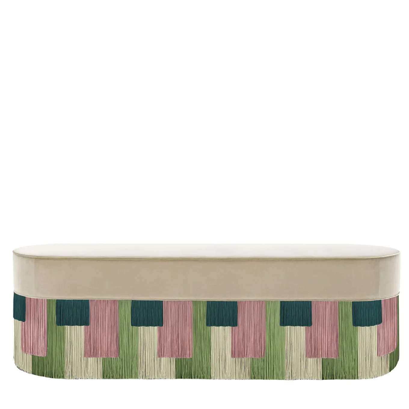 Geo Stripe Polychrome Bench #2