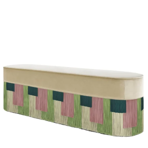 Geo Stripe Polychrome Bench #2