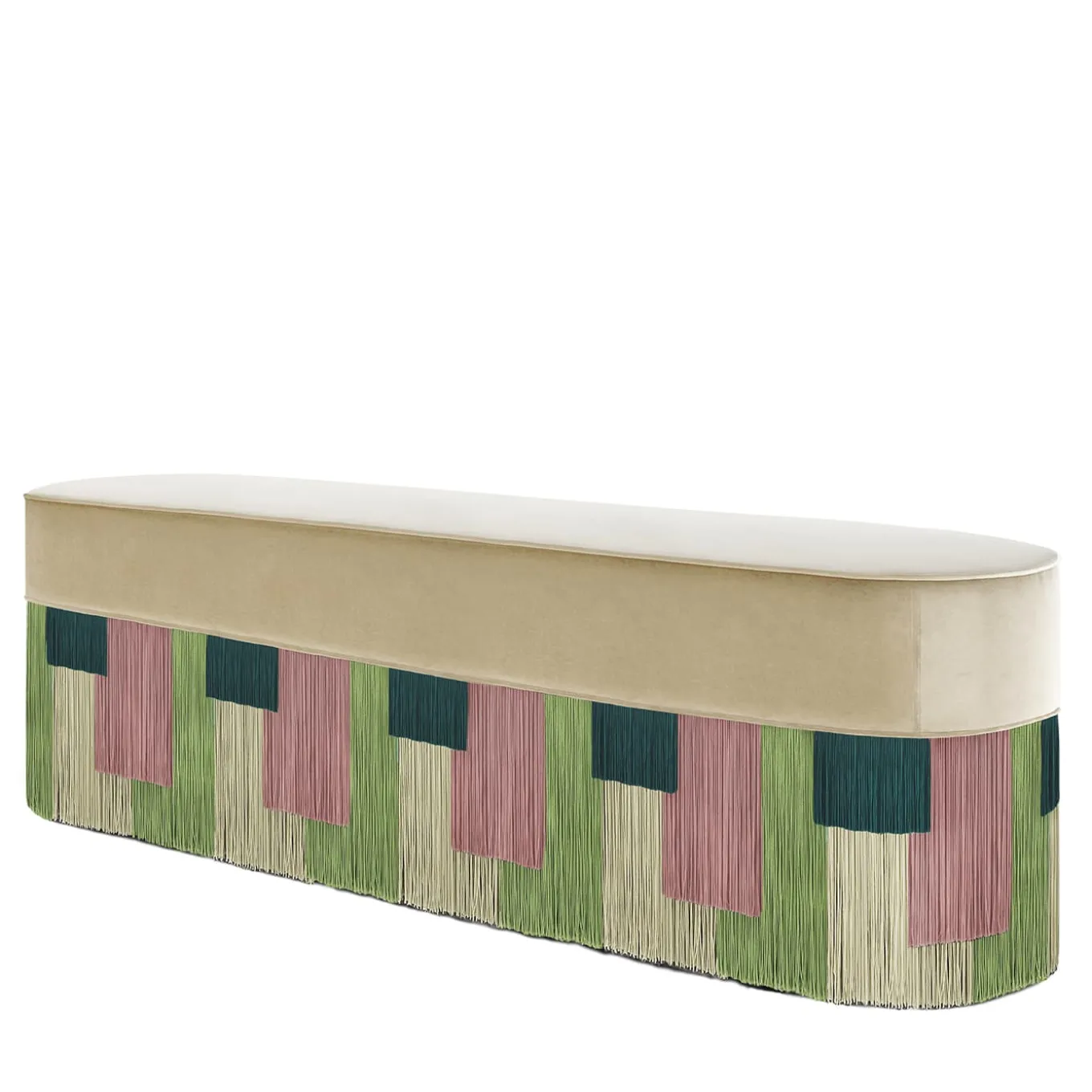 Geo Stripe Polychrome Bench #2