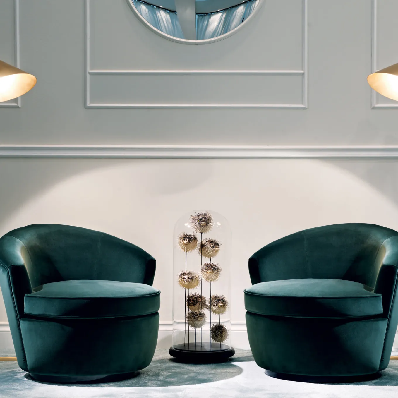 Georgette Green Armchair