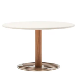 Ghaf Off-white Tea Table by Lorenza Bozzoli