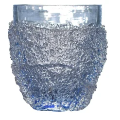 Ghiaccio Light-Blue Glass Vase