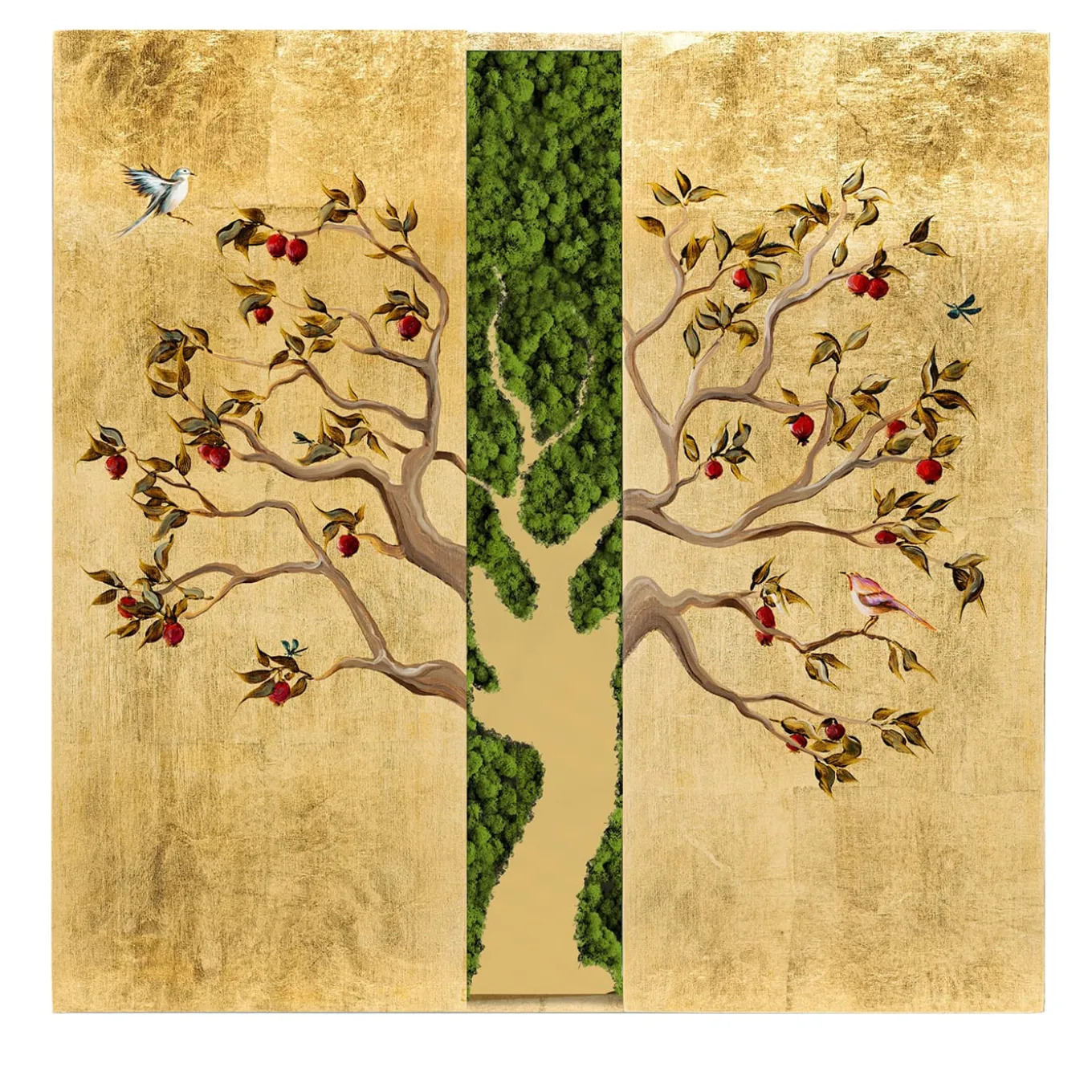 Giù in giardino Triptych