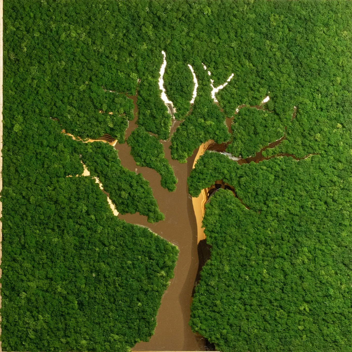 Giù in giardino Triptych