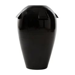 Giara Black Ceramic Vase