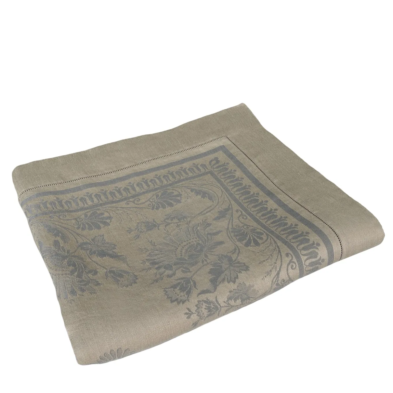 Giardino Italiano Lead-Gray Tablecloth