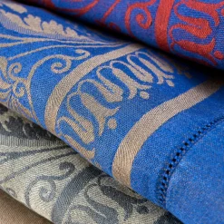 Giardino Italiano Lead-Gray Tablecloth