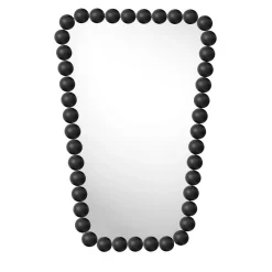 Gioiello Black-Finished Trapezoid Wall Mirror by Nika Zupanc