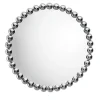 Gioiello Round Small Chromed Mirror by Nika Zupanc