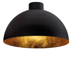 Giove Gold Leaf Ceiling Lamp