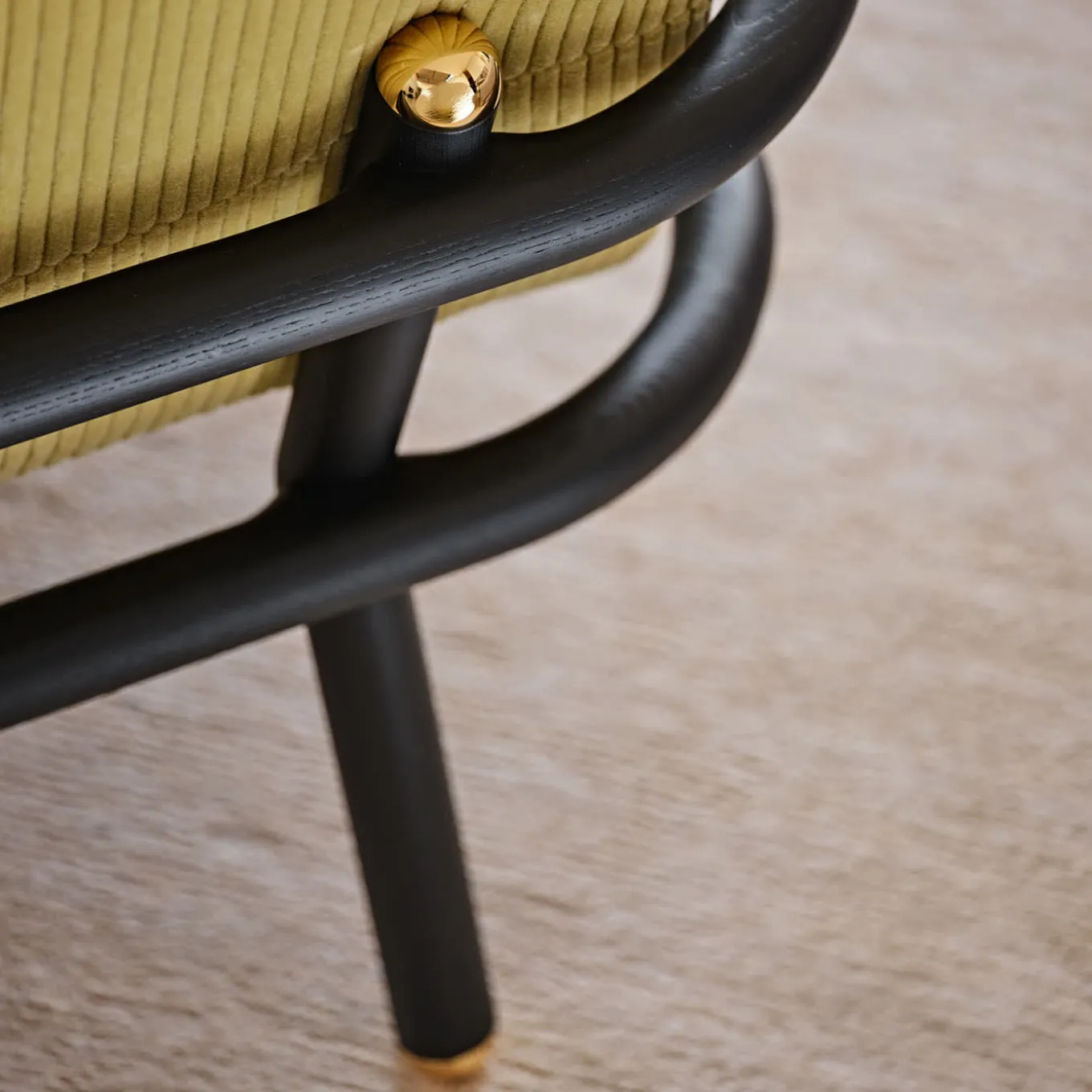 Girò Moka & Yellow Lounge Chair