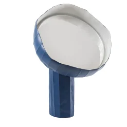 Girasole 40 Blue Table Mirror by Paronetto and Botticelli