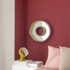 Girasole 20 Lime-Green Table Mirror by Paronetto and Botticelli