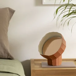 Girasole 20 Pink Table Mirror by Paronetto and Botticelli