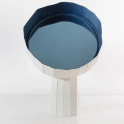 Girasole 30 White Table Mirror by Paronetto and Botticelli