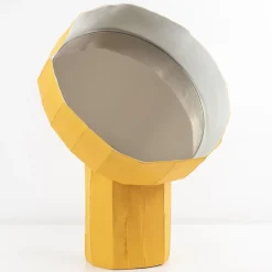 Girasole 30 Yellow Table Mirror by Paronetto and Botticelli