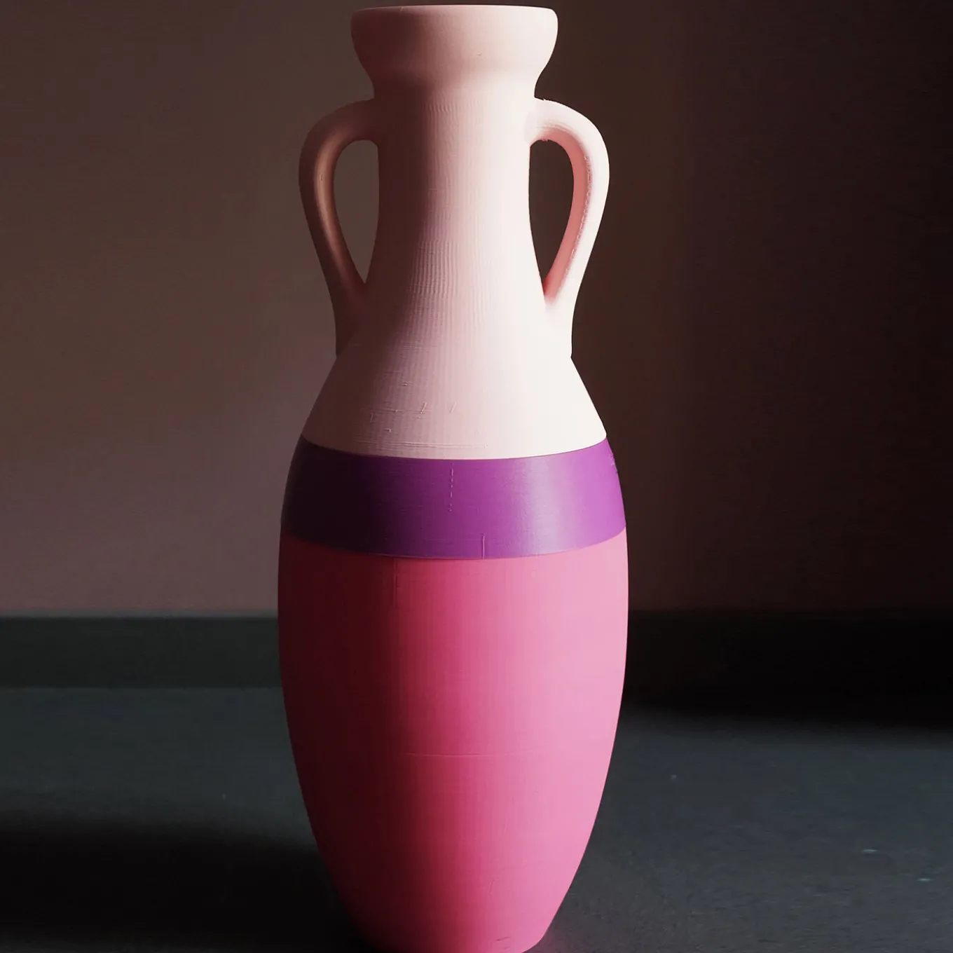 Giuio Cesare XL Fucsia Purple And Pink Amphora