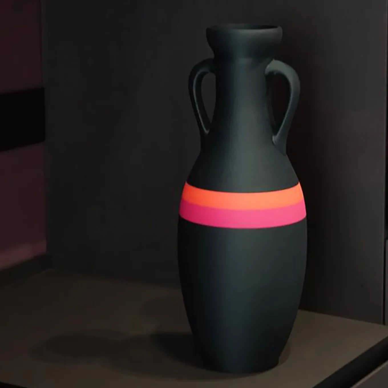 Giulio Cesare XL Black Fucsia And Orange Amphora #2