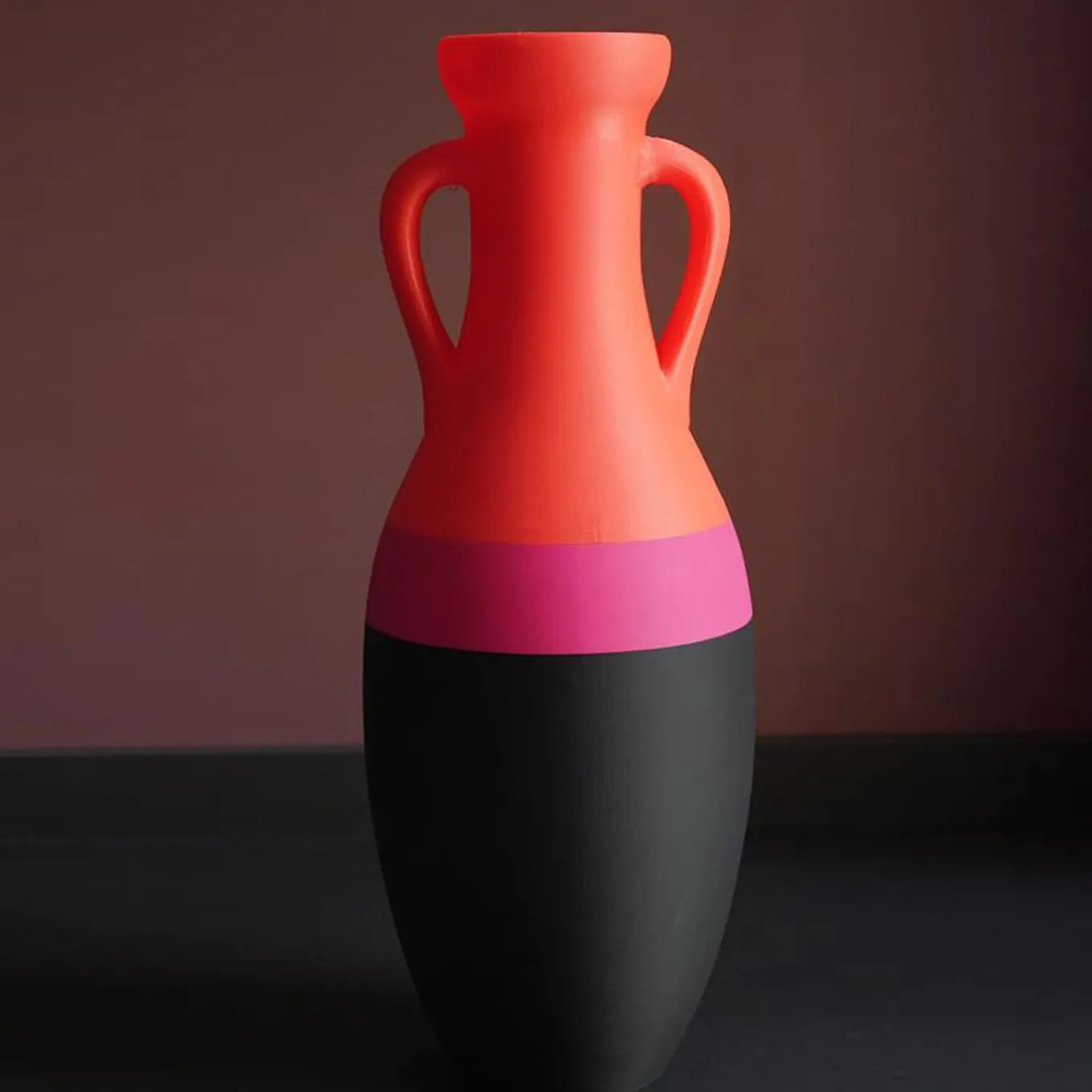Giulio Cesare XL Black Fucsia And Orange Amphora #1