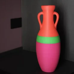 Giulio Cesare XL Fucsia Green And Orange Amphora