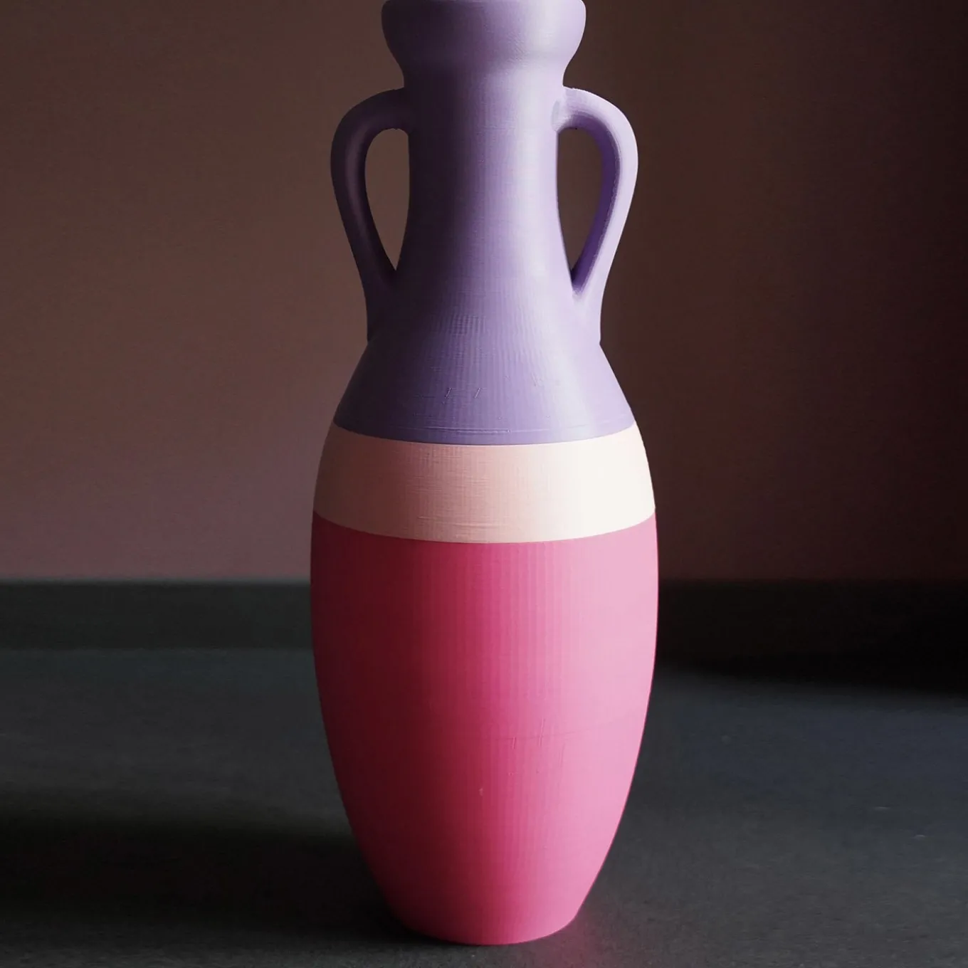 Giulio Cesare XL Fucsia Pink And Purple Amphora #1