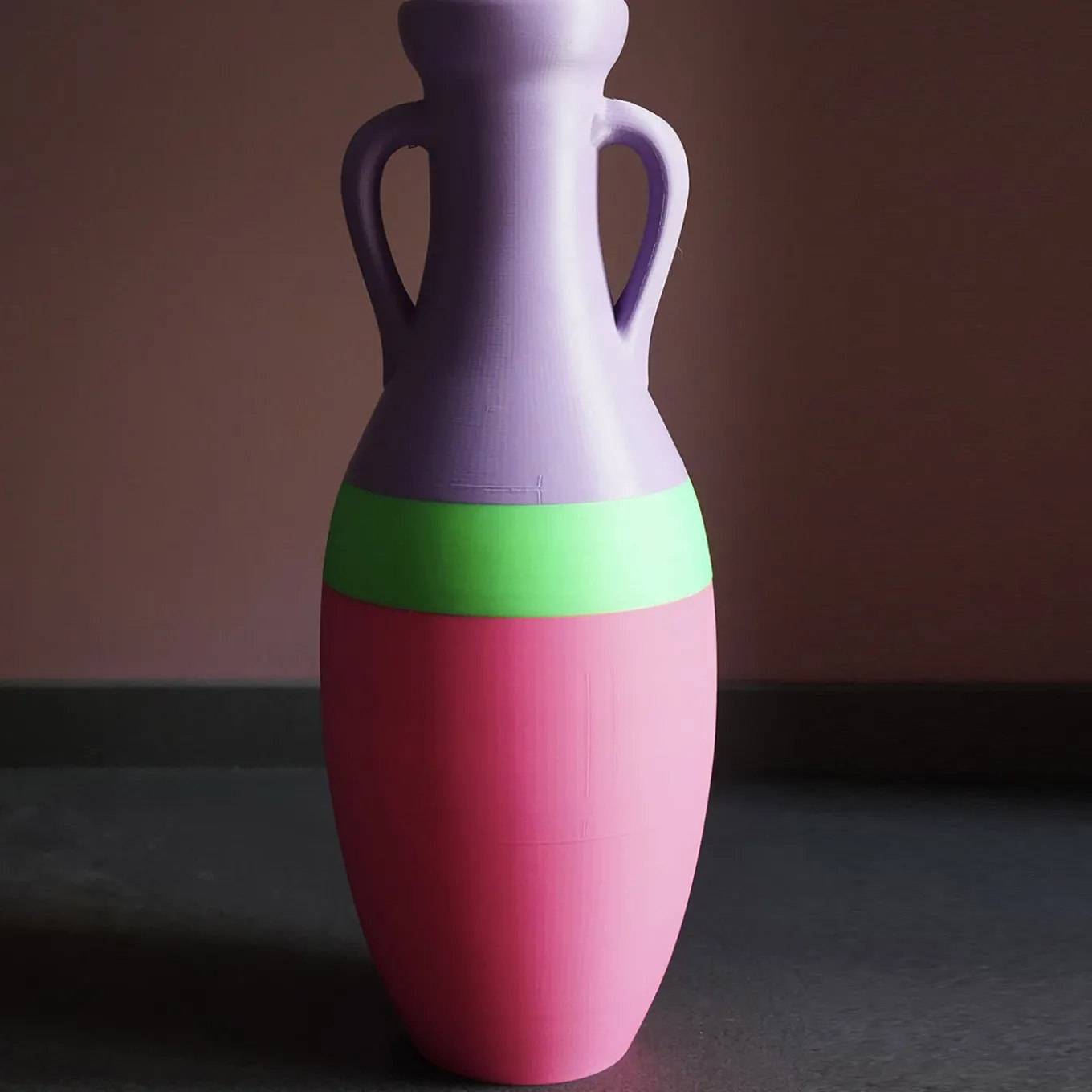 Giulio Cesare XL Fucsia Pink And Purple Amphora #2