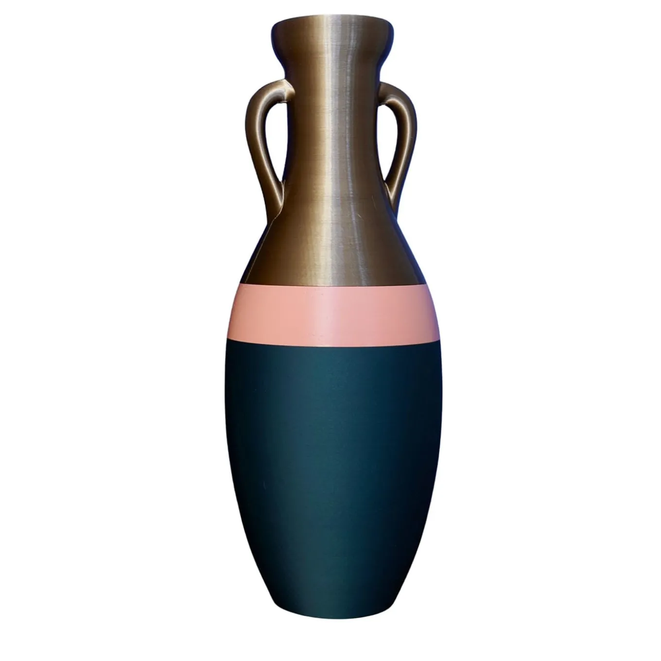 Giulio Cesare XXL Black Pink And Bronze Amphora