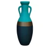 Giulio Cesare XXL Blue Bronze And Light Blue Amphora