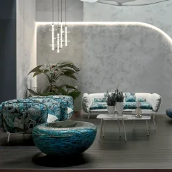 Giunco CL02 Slim Glass Pendant Lamp