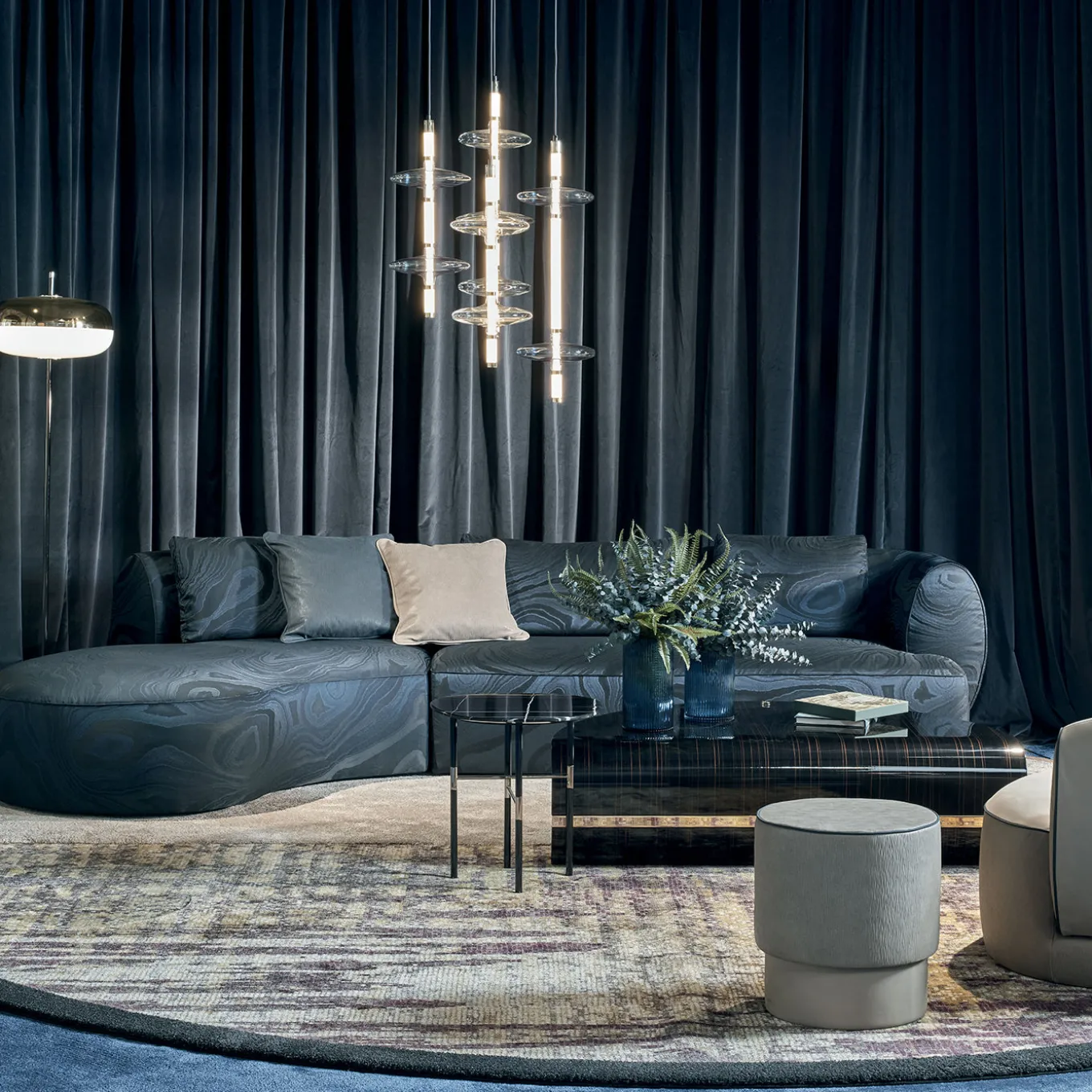 Giunco CL02 Slim Glass Pendant Lamp