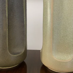 Giuseppe Bruma Matte Green Glazed Ceramic Vase