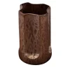 Giuseppe Rame Glossy Bronze Glazed Ceramic Vase