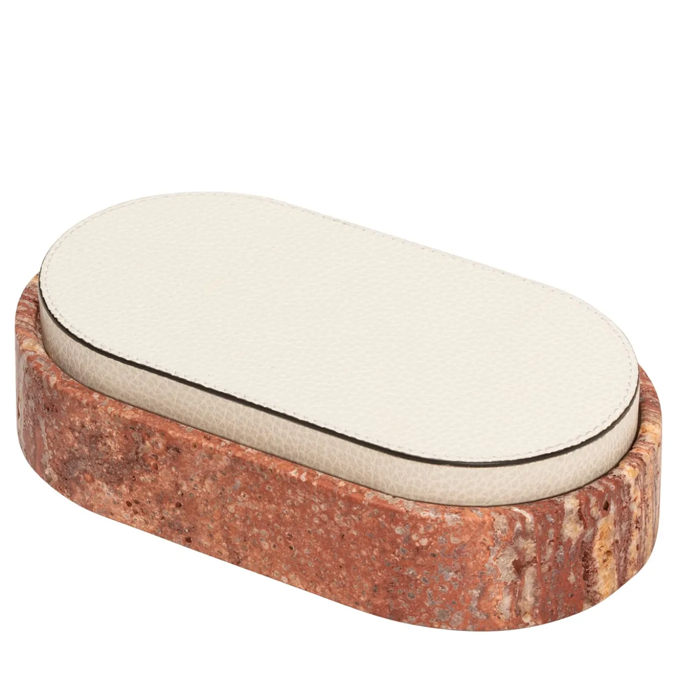Giza Leather & Marble Small Box #1