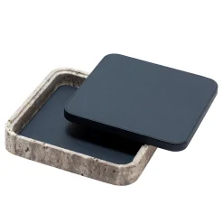 Giza Leather & Marble Square Box #6