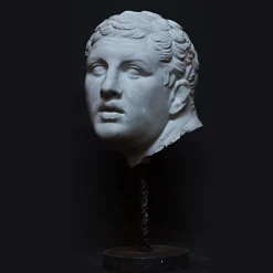 Gladiatore Borghese Bust on Pedestal