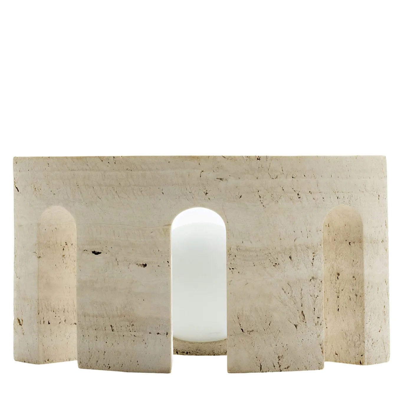 Gladio Travertine Marble Table Lamp