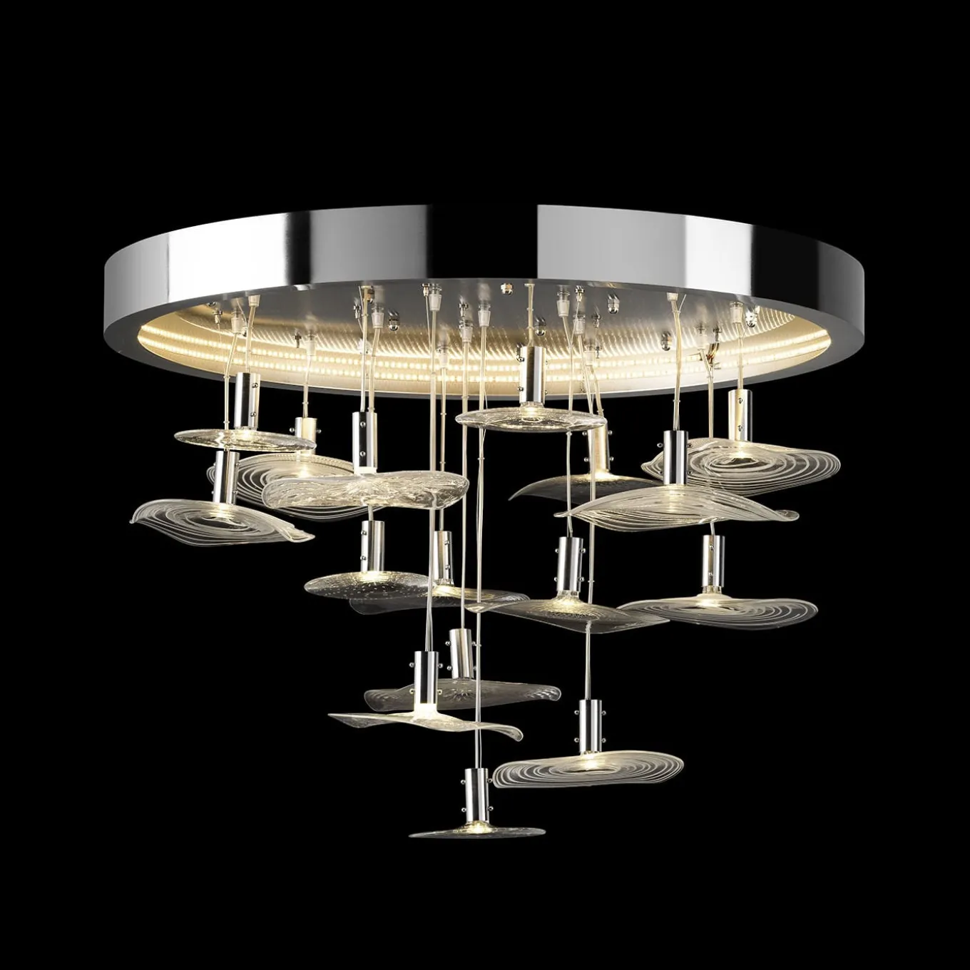 Glass Meadow Chandelier