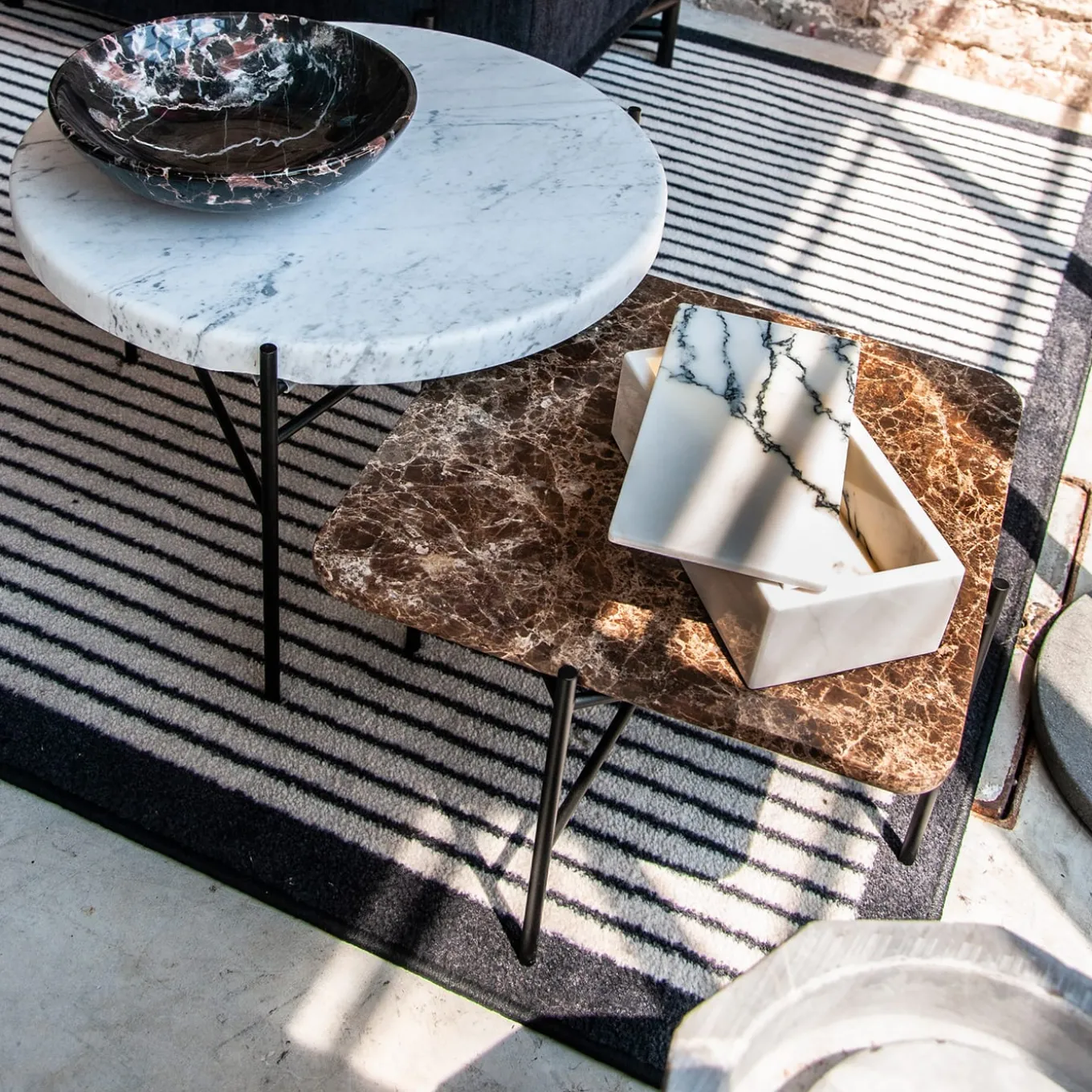 Glasses Case In Paonazzo Marble