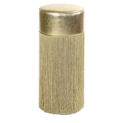 Gleaming Gold Metallic Leather Bar Stool By Lorenza Bozzoli