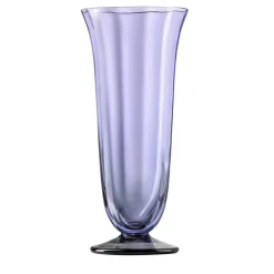 Glicine Purple Twisted Glass Flute