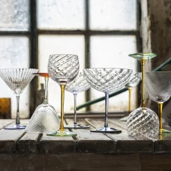 Glicine-Gray Balloton Champagne Saucer