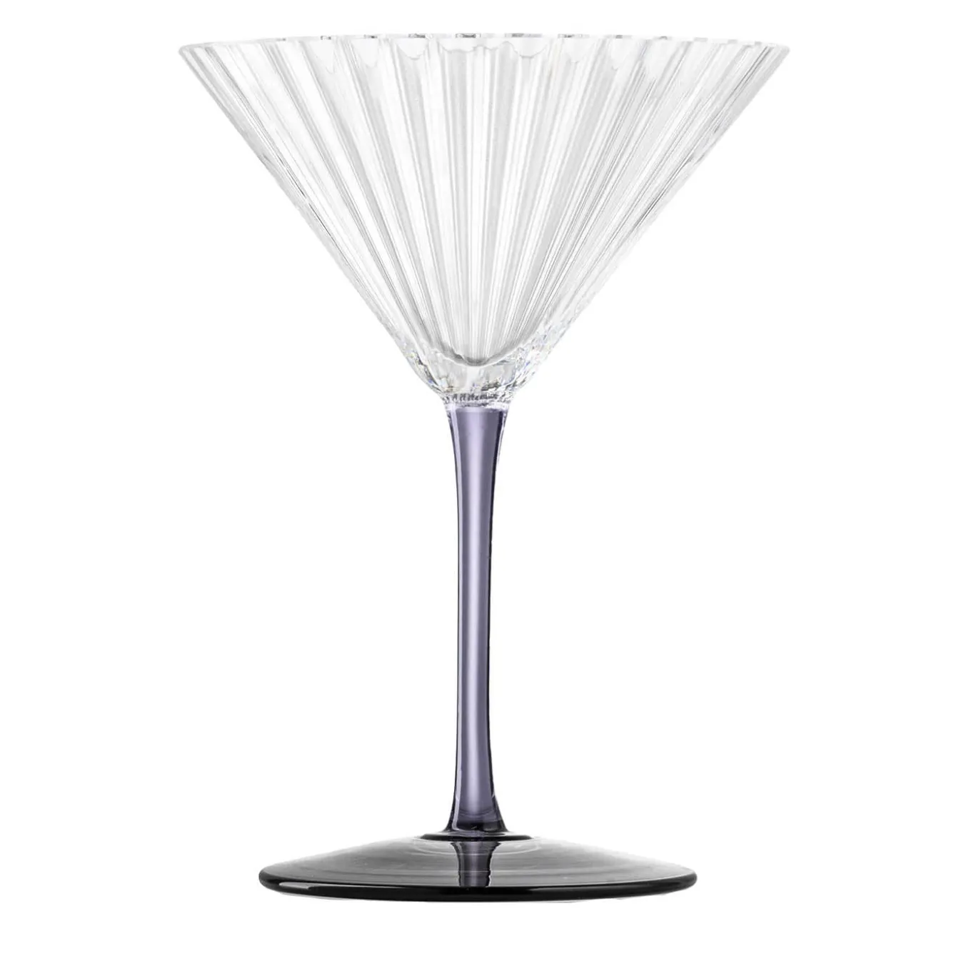 Glicine-Grey Rigadin Martini Glass