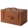 Globetrotter Leather Trunk