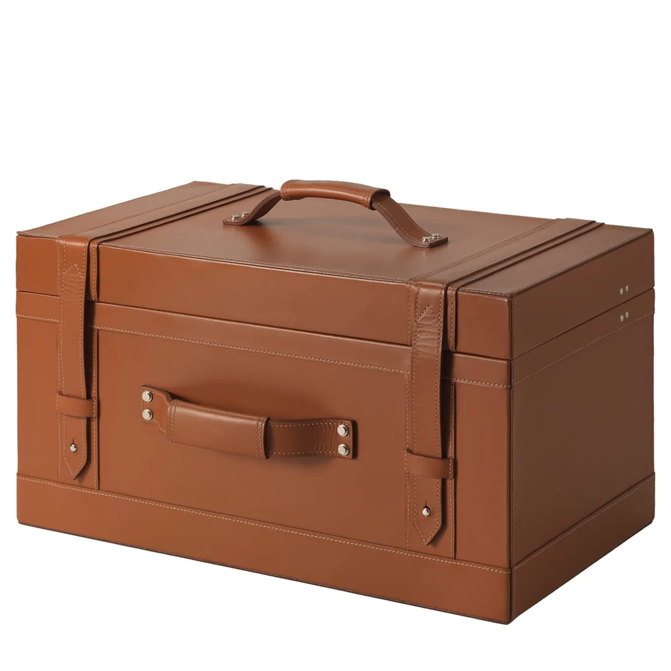 Globetrotter Leather Trunk