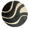 Gob 12 Black and White Ceramic Plate