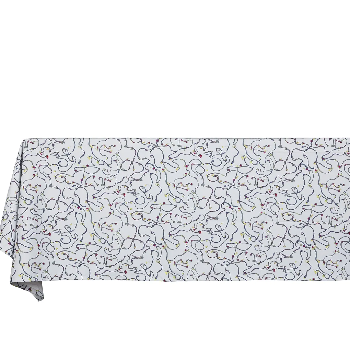 Gocce di Luce White Tablecloth