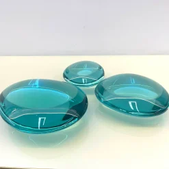 Gocce Set Of Three Crystal Sculptures